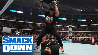 FULL SEGMENT Roman Reigns lays waste to The Bloodline SmackDown Aug 9 2024 [upl. by Lawrenson]