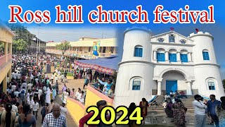 Ross hill church festival 2024 Rose hill church in Visakhapatnam  Ross hill festival 2024 [upl. by Gona]