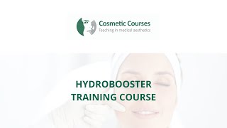 Hydrobooster Training Course  Cosmetic Courses [upl. by Alyel139]