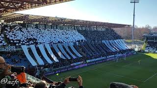 LA SPETTACOLARE COREOGRAFIA DELLA CURVA MARE quotROMAGNA MIAquot • Cesena  Torres 11 17122023 [upl. by Inanak]