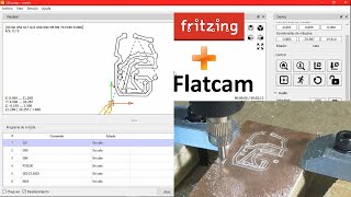 Como hacer una PCB con una CNC  Fritzing  Flatcam  Candle [upl. by Fionnula]