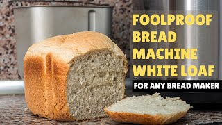 How To Make Fluffy White Bread In A Bread Machine Super Simple Recipe [upl. by Megdal114]