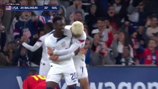 Gol de Folarin Balogun  USMNT vs Ghana  17 de Octubre 2023 [upl. by Riba344]