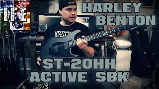 Harley Benton quotJim Rootquot ST20HH Active SBK UNBOXING amp REVIEW [upl. by Euh757]