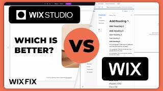 Classic Wix VS Wix Studio  Wix Fix [upl. by Aiderfla]