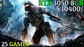 RTX 3050 8GB  i5 10400f  Test In 25 Games [upl. by Chavey667]