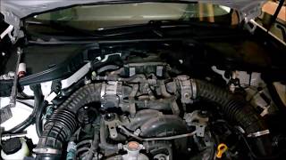 Infiniti M56 coolant leak pt 2 Thermostat housing common issue [upl. by Annairdua]