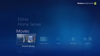 Windows Media Center Startups Vista Vienna and 7 [upl. by Fasto]