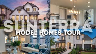 Model Homes Tour  Sunterra in Katy TX [upl. by Bevash295]