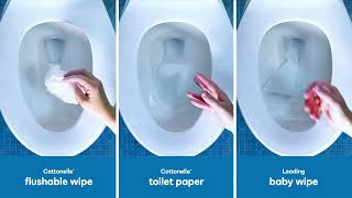 How Cottonelle® Flushable Wipes Are Tested to Ensure They Are Safe to Flush [upl. by Amitak423]