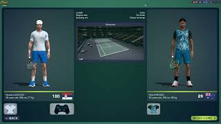 Djokovic vs Kyrgios Full Ace Tennis R32 ATP500 Rotterdam [upl. by Urba]