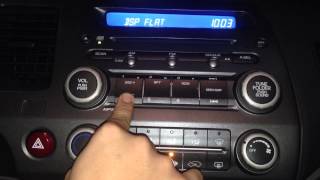 Honda civic fd stock stereo bass boost [upl. by Ihskaneem228]