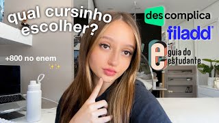 o melhor cursinho pré vestibular comparativo cursinhos para ENEM e vestibular [upl. by Svend219]