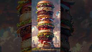 Hamburger Cheeseburger Big Mac Whopper funny ai aiart chatgpt drole comedie [upl. by Aivatal]