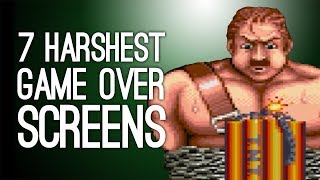 The 7 Harshest Continue Screens in Arcade Game History [upl. by Vitoria]