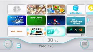 Nintendo Wii  Home Menu and Music  20 Minutes  IMPROVED [upl. by Hoj808]