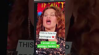 Sandra Bernhard Apologizing to Me 🤷🏽‍♂️😂 shorts andycohen parody [upl. by Ling]