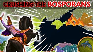 CRUSHING THE BOSPORANS Massive Battles  RIS Black Sea Empire  Pontic Pentapolis [upl. by Atnamas]