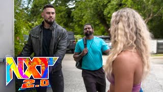 Xyon Quinn shows chivalry isn’t dead WWE NXT 20 Sept 21 2021 [upl. by Ahsilram]