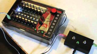 16step sequencer w Atari Junk Console Astroids Sounds Synthrotek [upl. by Nanine]