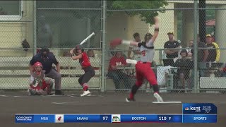 Rossville softball wins in state quarterfinals [upl. by Akenit]