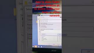 how to share a folder in windows pc to access inside your home or office network shorts [upl. by Hilarius100]