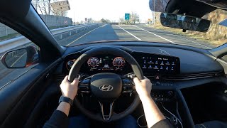 2024 Hyundai Elantra N Line POV Test Drive and Review [upl. by Roberts]