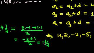 How to Write the First Four 4 terms of an Arithmetic Sequences [upl. by Gnoix819]