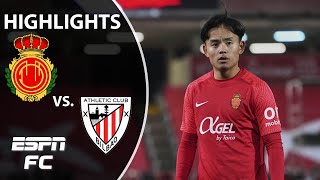 Kubo’s late goal in 88th minute gives Mallorca a 32 win vs Athletic  LaLiga Highlights  ESPN FC [upl. by Bradlee]