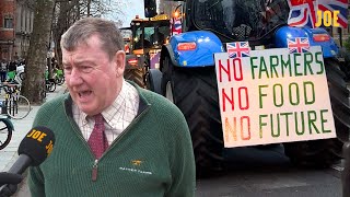 Is this the end of British Farming Tractors storm Parliament [upl. by Francine828]