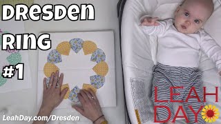 How to Piece a Dresden Ring  a New Kind of Dresden Plate Quilt Block [upl. by Htebyram]