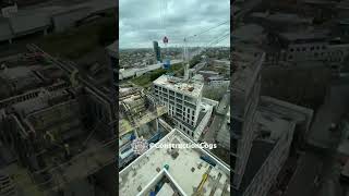 Concreting With a Tower Crane  Timelapse constructioncogs shorts [upl. by Cathee]