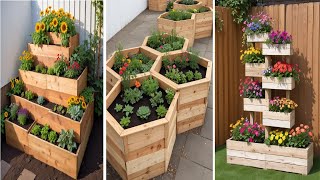 10 Brilliant Wooden Pallet Garden Ideas  Creative amp BudgetFriendly DIY Projects [upl. by Adnahsam]