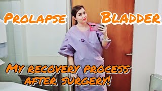 Recovery after surgeryFirst weekProlapse bladder surgeryCystocele surgeryAnterior colporrhaphy [upl. by Sunshine]