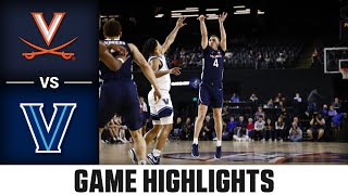 Virginia vs Villanova Game Highlight  202425 ACC Mens Basketball [upl. by Akimak499]