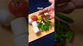 Mooli Ki Chutney Recipe 😋chutney moolirecipe shortsfeed food youtubeshorts cooking [upl. by Ahsinad708]