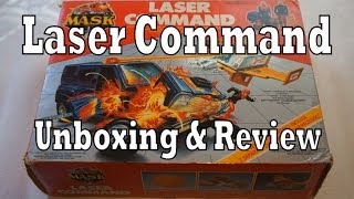 MASK Laser Command Toy Review amp Unboxing Kenner MASK [upl. by Aehsat]