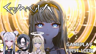 CryMachina  Scifi Anime Action Game  First Look [upl. by Nelyag]