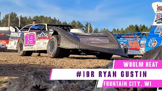 Ryan Gustin  WoO Late Model Mississippi Thunder Heat Race 5622 [upl. by Timotheus]