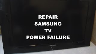 Repair Samsung LCD TV with a flashing standby light problem [upl. by Stan650]