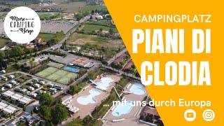 Piani Di Clodia  Camping Gardasee  Lazise  Campingplatzvorstellung  mit uns durch Europa [upl. by Airb890]