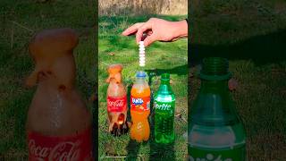 The power of Mentos 🔥 Fanta vs Sprite vs Cola is an explosive experiment with Mentos [upl. by Circosta153]