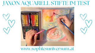 JAXON AQUARELL WACHSPASTELLE Produkt Test  Sophiesuniversum [upl. by Debee]