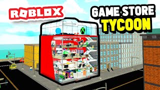 Building My Own GAMING STORE in Roblox Game Store Tycoon [upl. by Lareneg782]