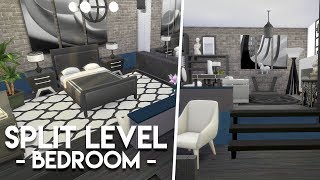 SPLIT LEVEL BEDROOM  The Sims 4 Room Build [upl. by Welcome]