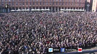 Charlie Hebdo minute de silence nationale dans toute la France [upl. by Aroda]