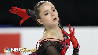 Russian 15 year old Valieva WINS GOLD in stunning Grand Prix debut  NBC Sports [upl. by Ariad64]