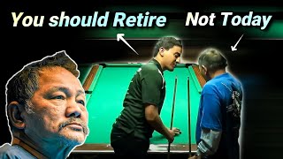 Very Confident PLAYER Gets Schooled By the Legend EFREN REYES  Full Match HD [upl. by Eisset182]