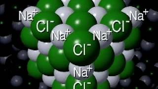 Ionization of sodium chloride  NaCl [upl. by Labotsirhc]