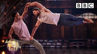 John Whaite and Johannes Radebe dance Couples Choice to Hometown Glory by Adele ✨ BBC Strictly 2021 [upl. by Whittemore]